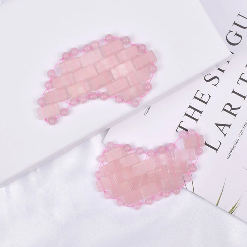 Natural Rose Quartz Under Eye Mask